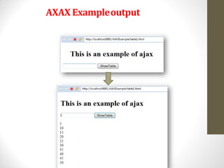 AXAX Exampleoutput
 