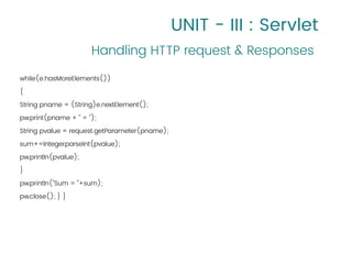 WEB TECHNOLOGIES Servlet | PDF