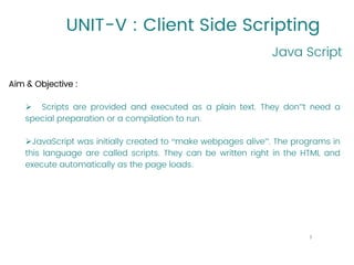 WEB TECHNOLOGIES JavaScript | PDF | Web Development | Internet