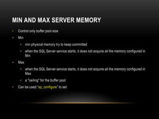 Minding SQL Server Memory | PPTX
