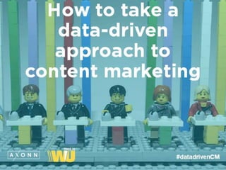 How to take a data-driven approach to content marketing