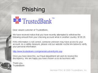 Phishing
 
