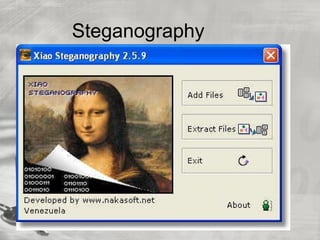 Steganography
 