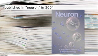 published in “neuron” in 2004




Article Source: http://www.sciencedirect.com/science/article/pii/S0896627304006129
neljapäev, 29. november 12
 