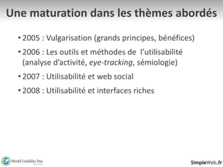 WUD 08 Paris : Introduction