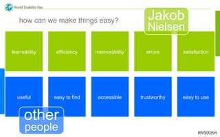 World Usability Day Singapore 2008