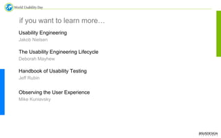 World Usability Day Singapore 2008