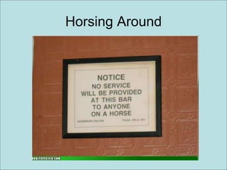 Horsing Around
 