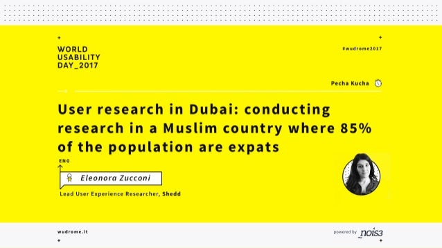 user research in dubai conducting research in a muslim country where conducting research