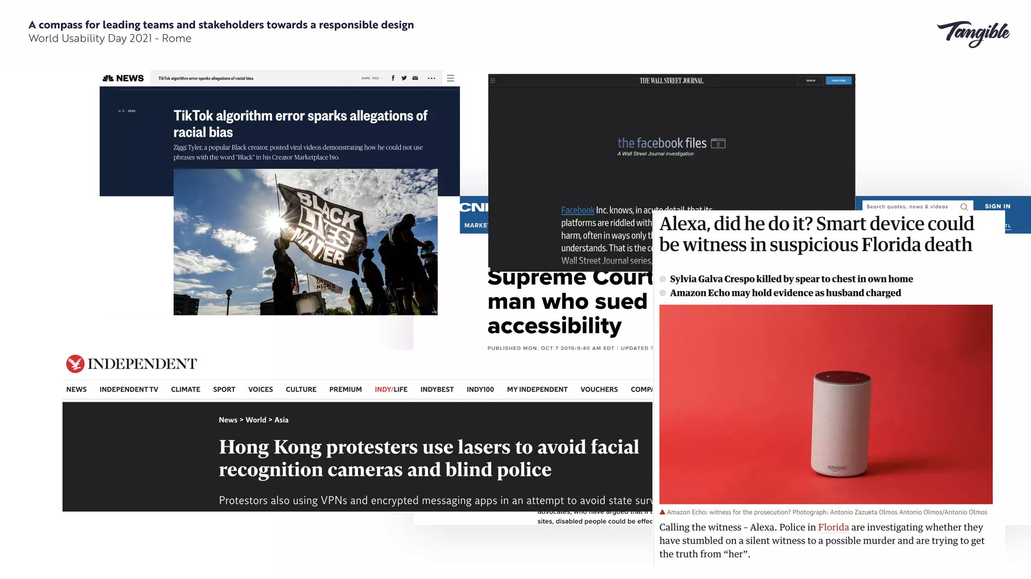 A compass for leading teams and stakeholders towards a responsible design


World Usability Day 2021 - Rome
 