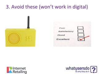 The UX Video on the next slide
shows how an “over designed”
page can lead to a poor experience

 