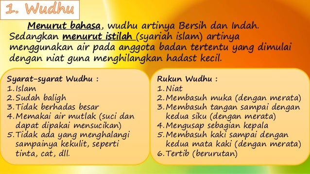 Wudhu Tayamum Dan Mandi Besar