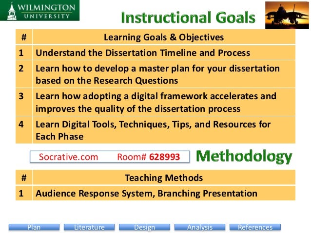 Dissertation techniques