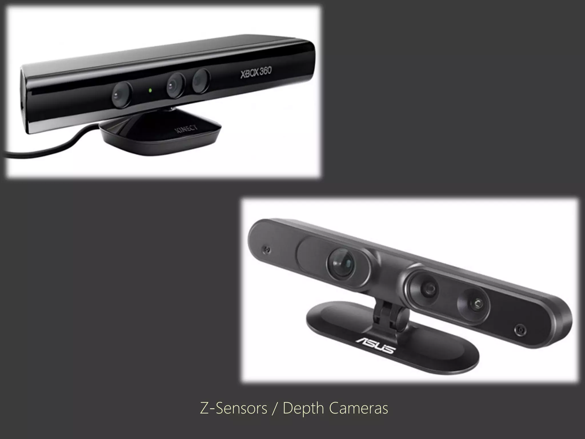 Z-Sensors / Depth Cameras
 