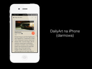 DailyArt na iPhone 
(darmowa) 
 