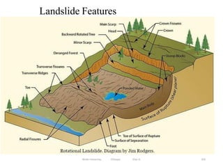 Landslide Features
103
Wollo University, Ethiopia Elias A.
 