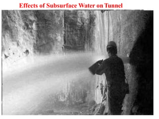 Effects of Subsurface Water onTunnel
167
Wollo University, Ethiopia Elias A.
 