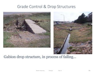 Wollo University, Ethiopia Elias A. 388
Grade Control & Drop Structures
Gabion drop structure, in process of failing…
 