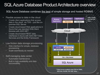 Redundant power supplies from separate providers, battery and diesel backup generators, climate control, and fire prevention and suppressionCONTINUITY: Multiple data centers in different geographies