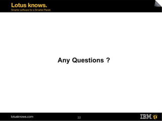 Any Questions ?




     22
 