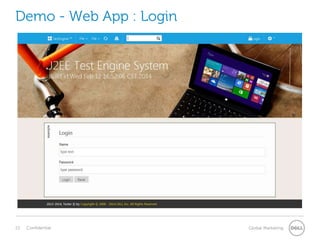 Demo - Web App : Login
 