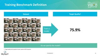“MLPerf: An Industry Standard Performance Benchmark Suite for Machine ...