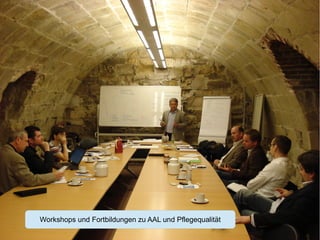 Workshops und Fortbildungen zu AAL und Pflegequalität 
Berliner Projekt | 14. Schnittstellenseminar | Wunddokumentation | 26.11.2014 | Christian Reinboth | TECLA e.V. 
 