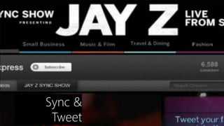 Sync &
 Tweet
 