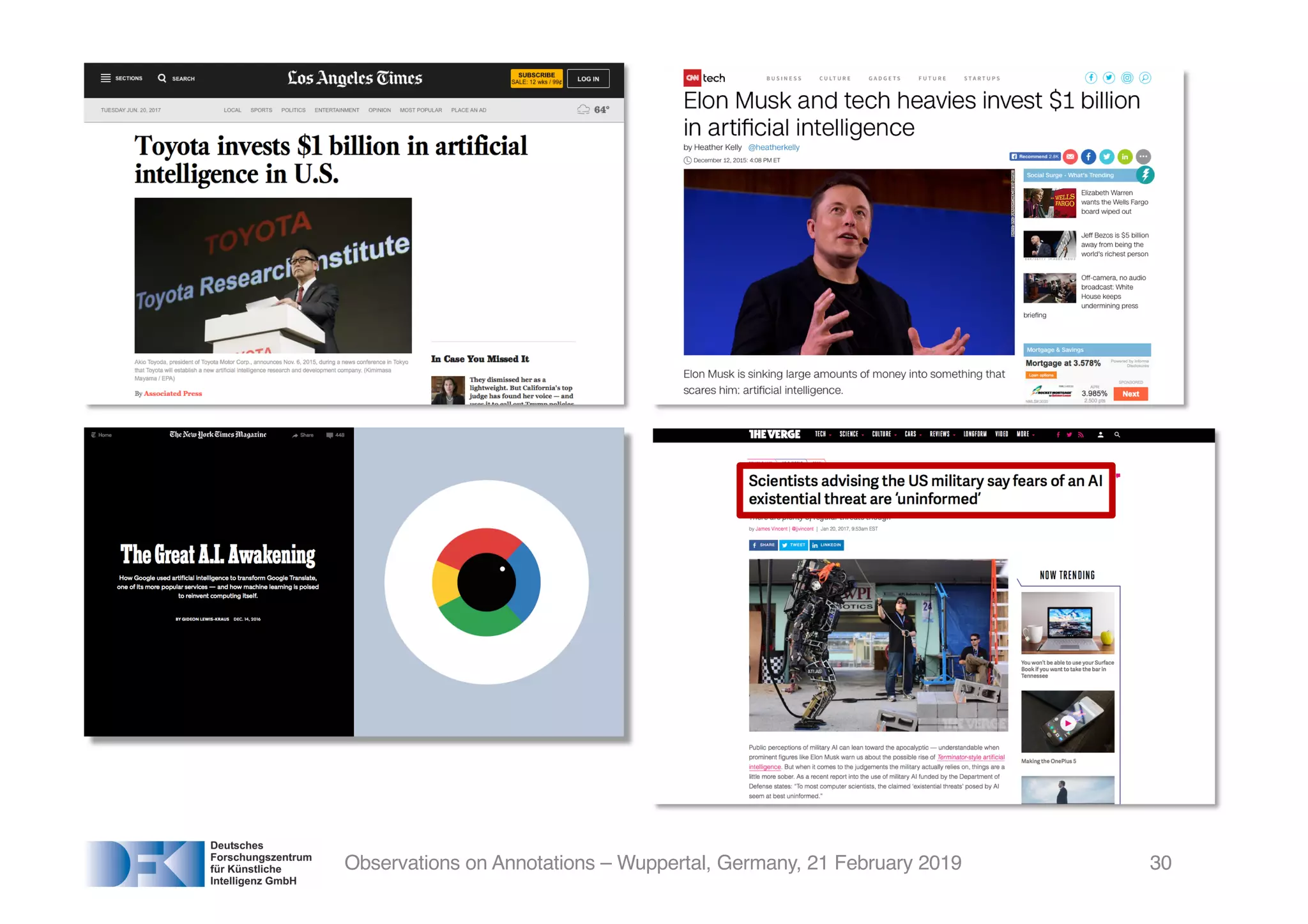 Observations on Annotations – Wuppertal, Germany, 21 February 2019 30
 