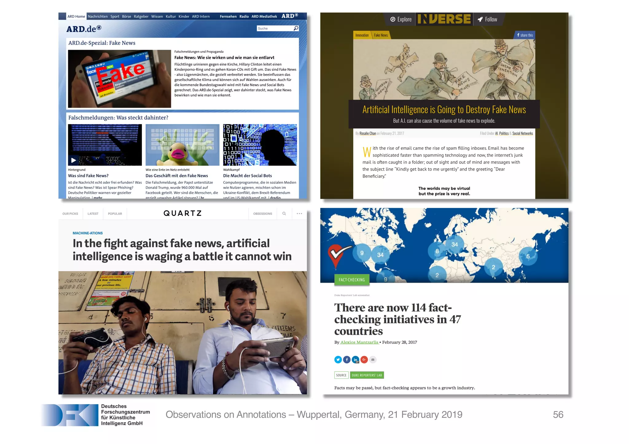 Observations on Annotations – Wuppertal, Germany, 21 February 2019 56
 