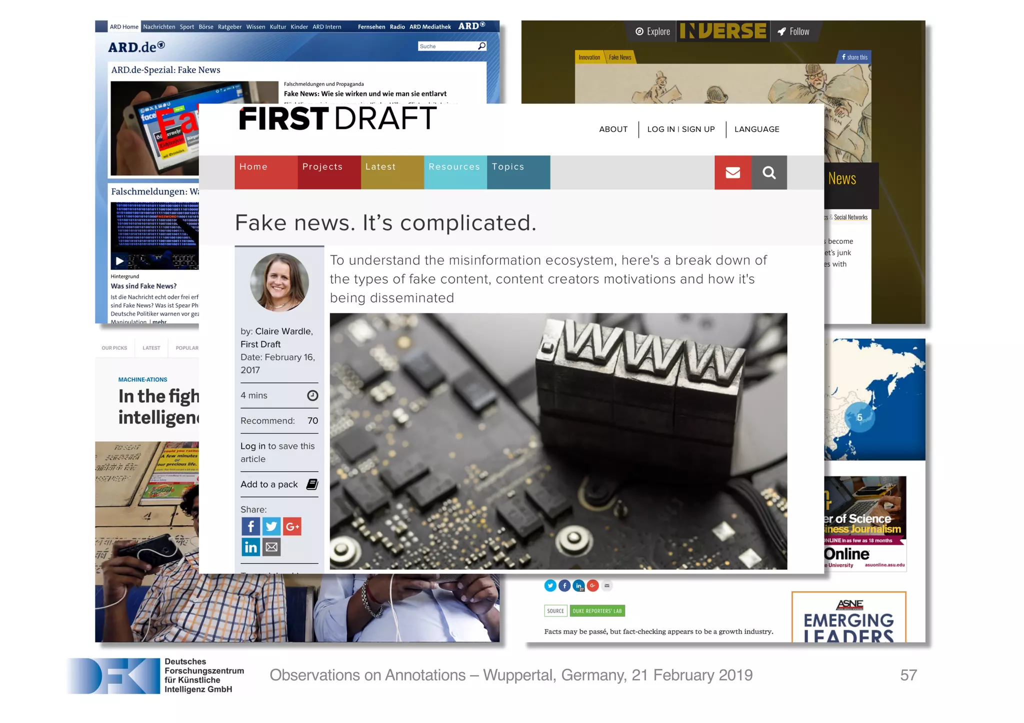 Observations on Annotations – Wuppertal, Germany, 21 February 2019 57
 