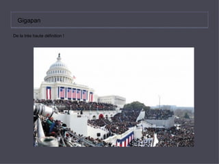Gigapan De la très haute définition !  