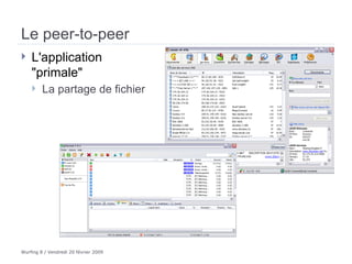 Le peer-to-peer L'application  &quot;primale&quot; La partage de fichier  