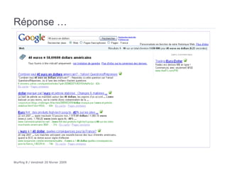 Réponse …  