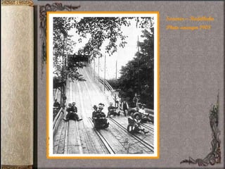 Photo anonym 1908 Sommer – Rodelbahn 