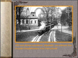 1928 wurde die heute noch fahrende „Liliputbahn“, eine verkleinerte Form  der großen Dampflokomotiven, in den Prater gebracht! 