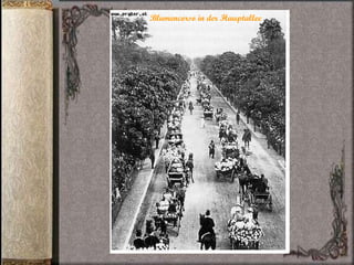 Blumencorso in der Hauptallee 