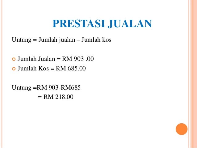 Slide Laporan Perniagaan