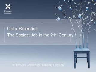 Presenter’s Name
Data Scientist:
The Sexiest Job in the 21st Century
 