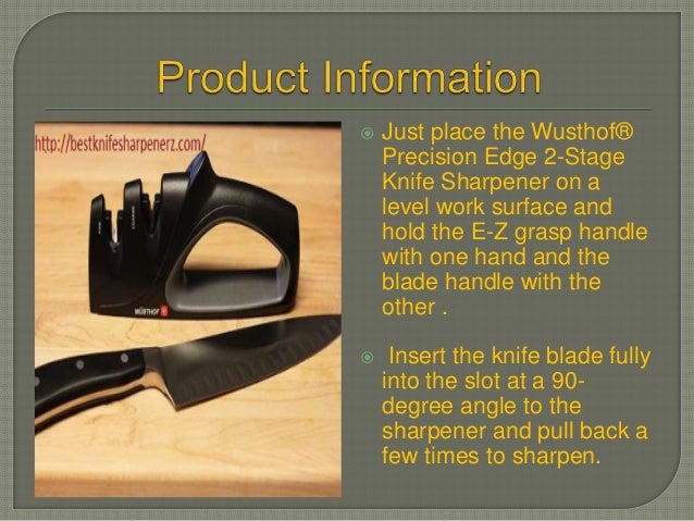 wusthof precision edge 2 stage knife sharpener