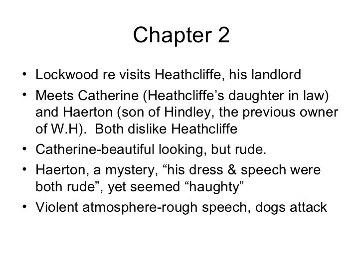 Chapter 7 Wuthering Heights Summary