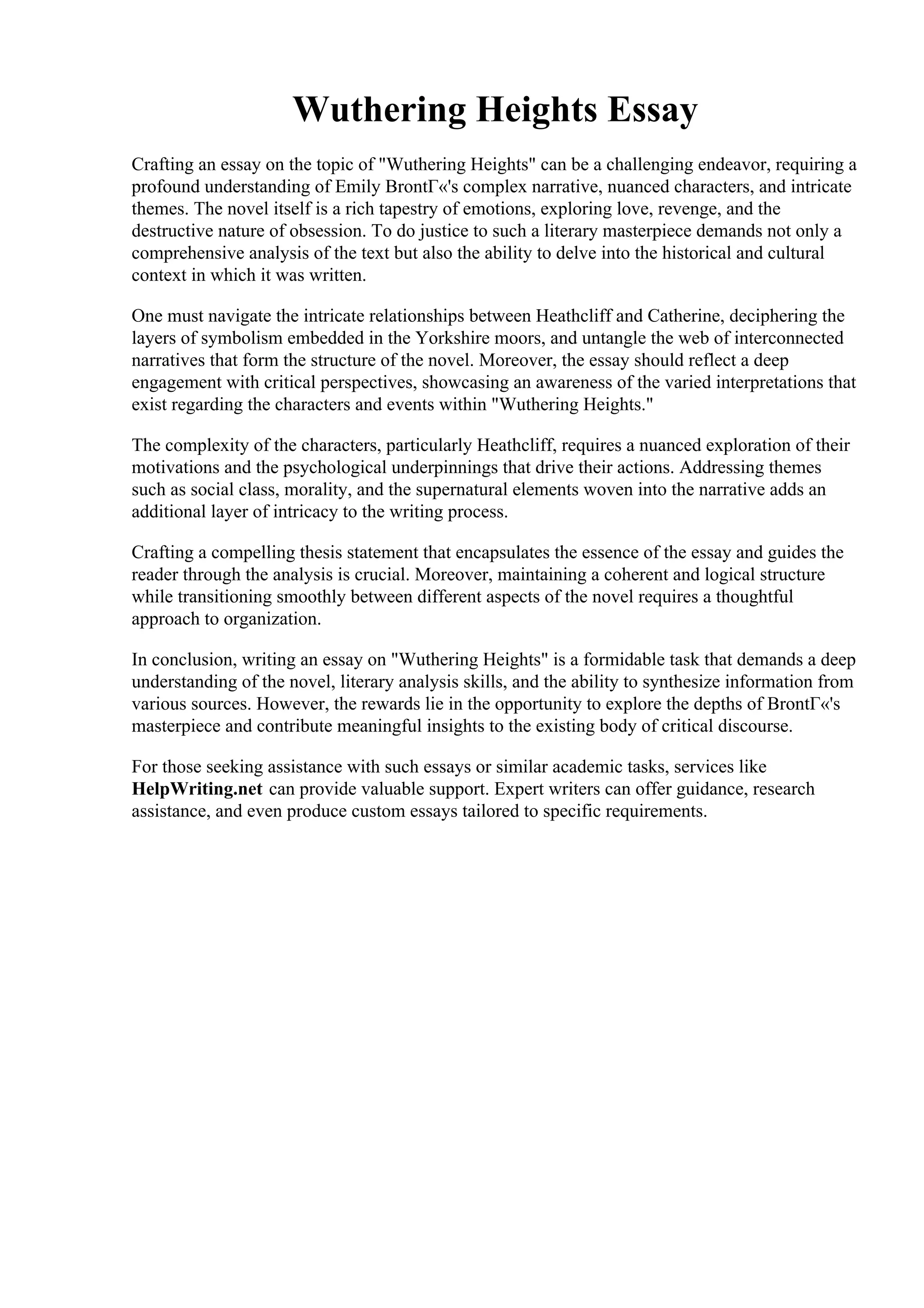 Wuthering Heights Essay.pdf