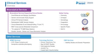 WuXi Apptec lab testing division overview 2016 | PDF