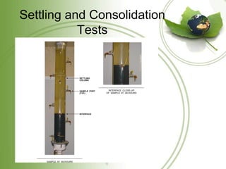 Settling and Consolidation
           Tests
 