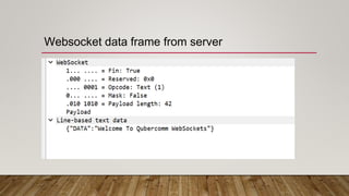 Websocket data frame from server
 