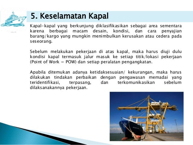 Keselamatan Dan Kesehatan Kerja Pelabuhan