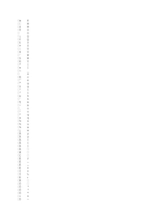 Ú
Û
Ü
Ý
Þ
ß
à
á
â
ã
ò
ó
ô
õ
ö
÷
ø
ù
ú
û
ü
ý
þ
ÿ
·
¹
»
½
½
¿
¿
Á
Á
Ã
Å
Ç

—
™
™
›
›
Ÿ
¡
£
¥
§
©
©
«
«
¯
¯
±
³
µ
µ
·

 