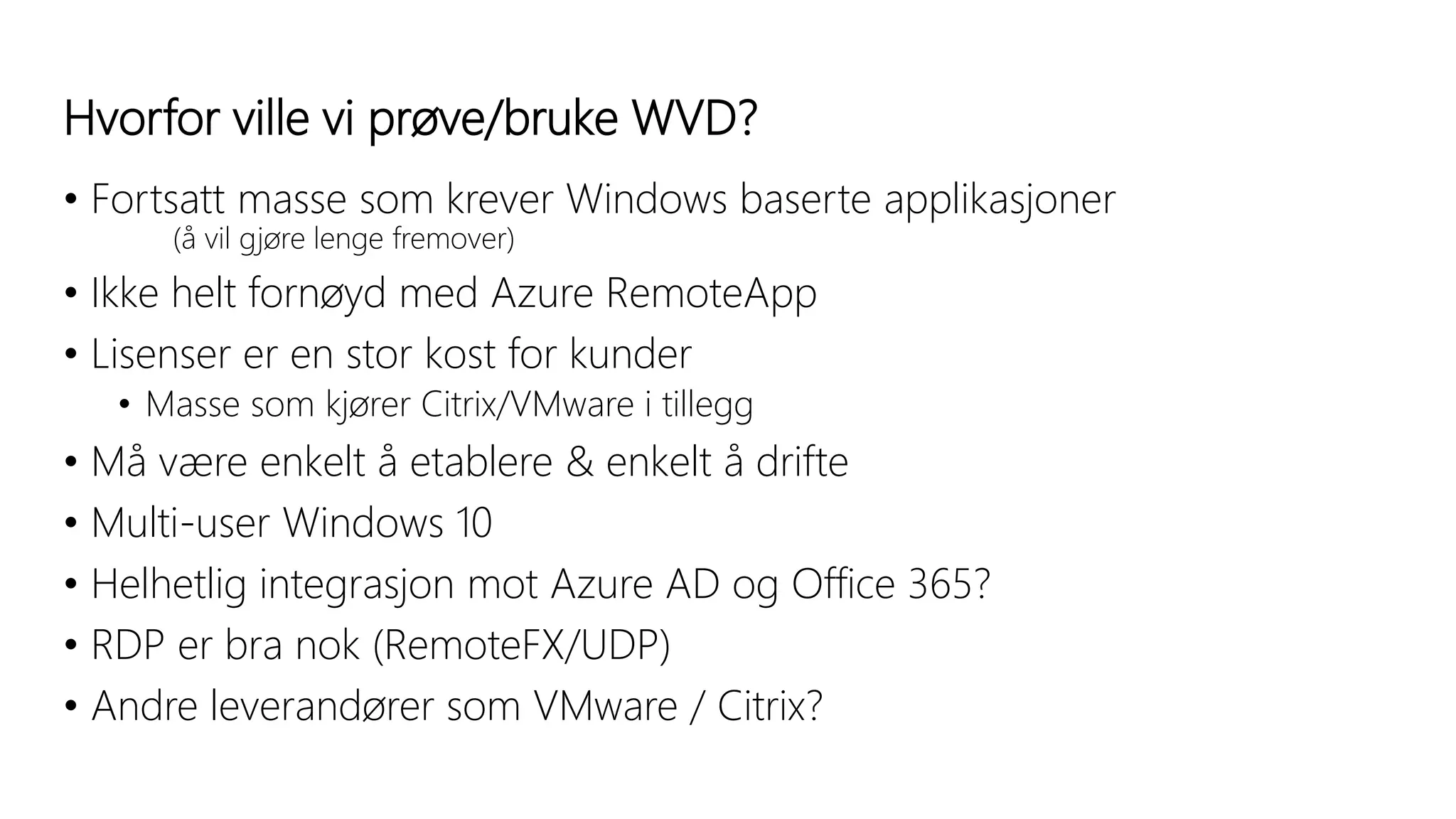 Windows virtual desktop ppt