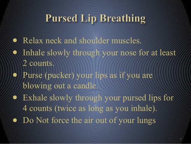Lecture 1: Pursed Lip and Diaphragmatic Breathing