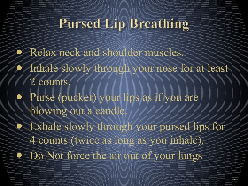 Lecture 1 Pursed Lip and Diaphragmatic Breathing